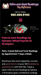 Mobile Screenshot of palmandcardreadingsbysylvana.com